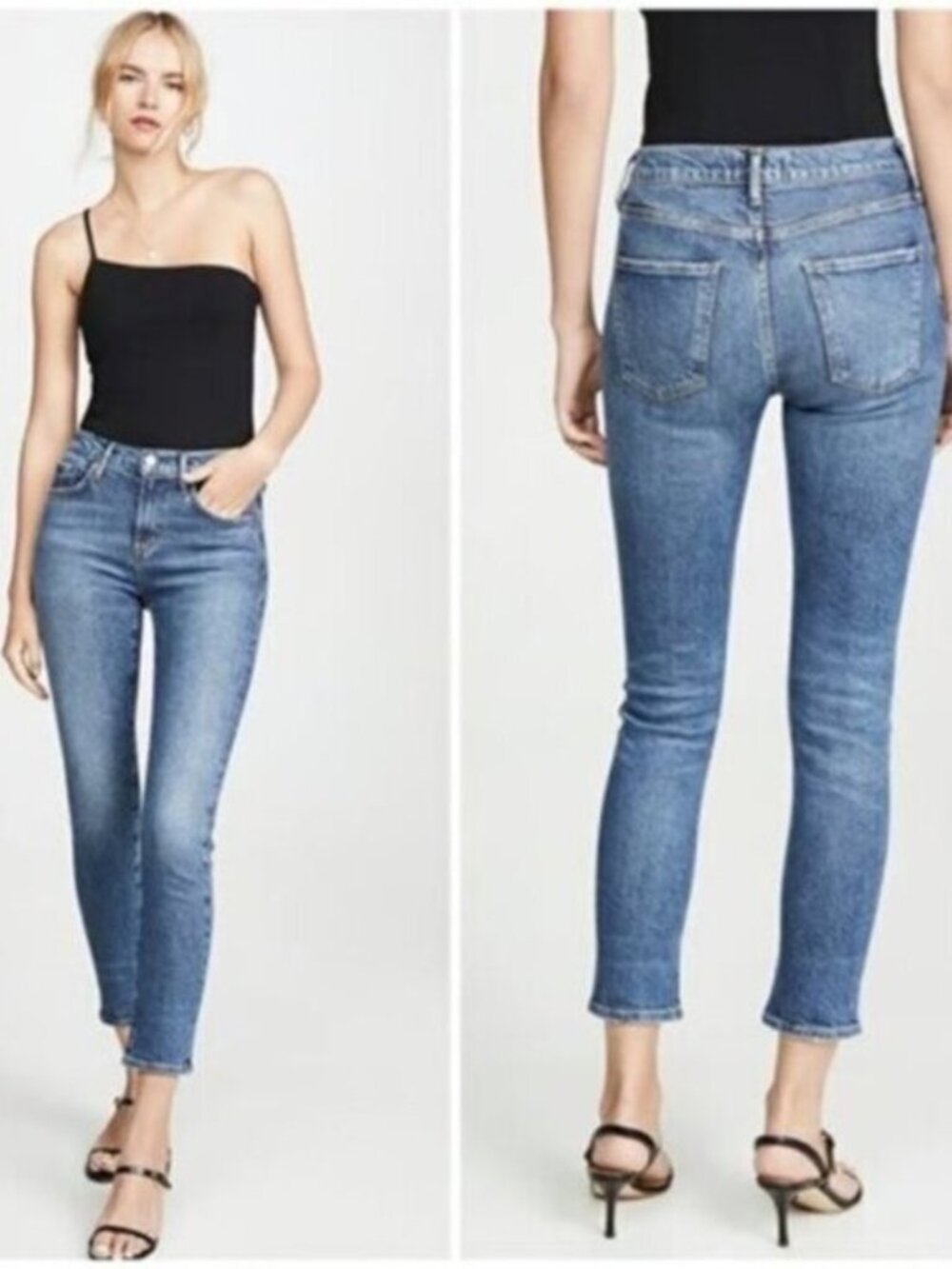 Agolde Toni Straight fit Mid Rise Jeans